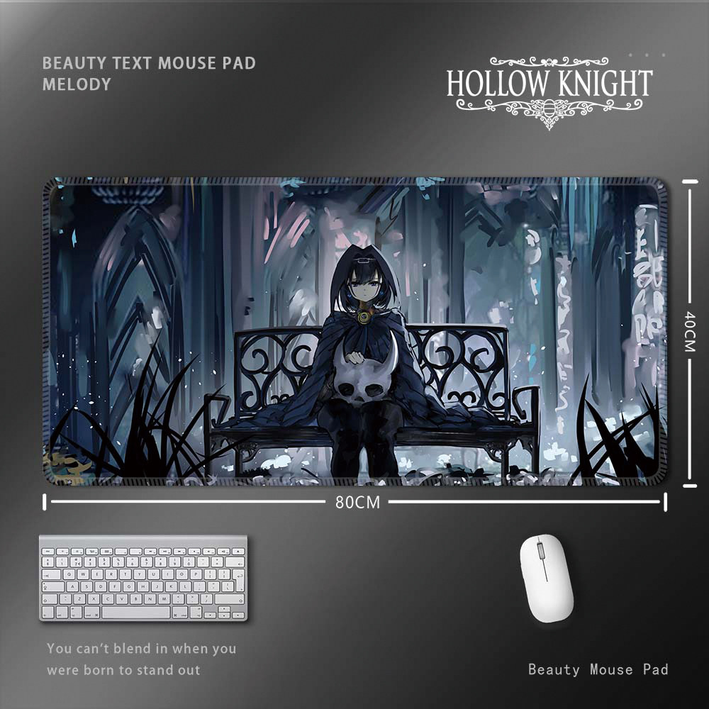 空洞騎士 Hollow Knight 滑鼠墊｜超大尺寸遊戲桌墊 電腦鍵盤墊 收藏周邊