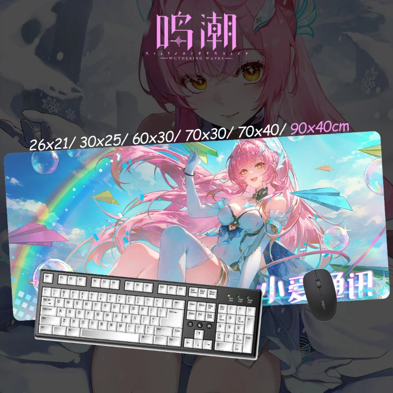 鳴潮愛彌斯超大電競涼感滑鼠墊