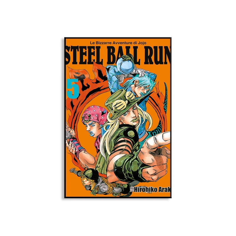 JOJO 飆馬野郎海報掛畫｜Steel Ball Run 動漫裝飾畫・收藏壁飾