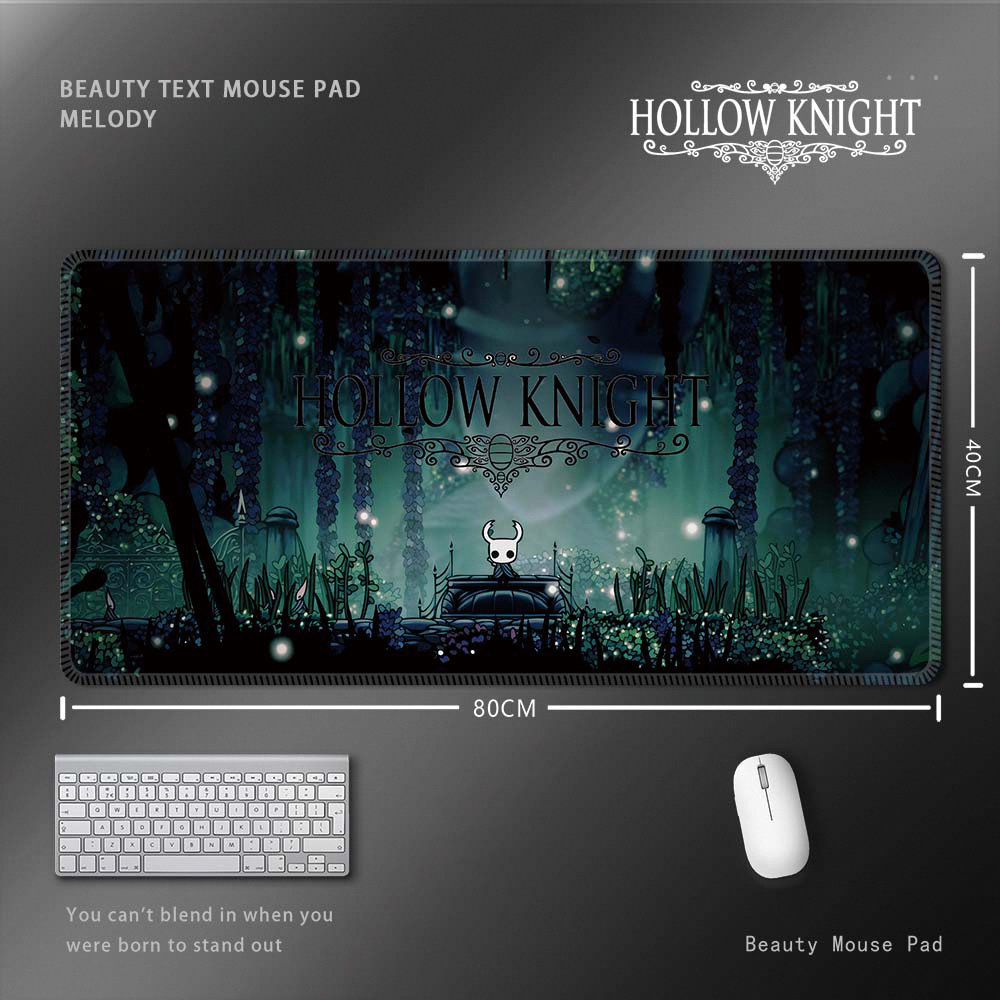 空洞騎士 Hollow Knight 滑鼠墊｜超大尺寸遊戲桌墊 電腦鍵盤墊 收藏周邊