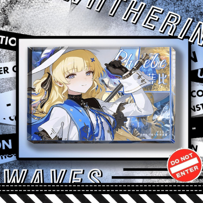 鳴潮透光水晶磚 附贈發光底座