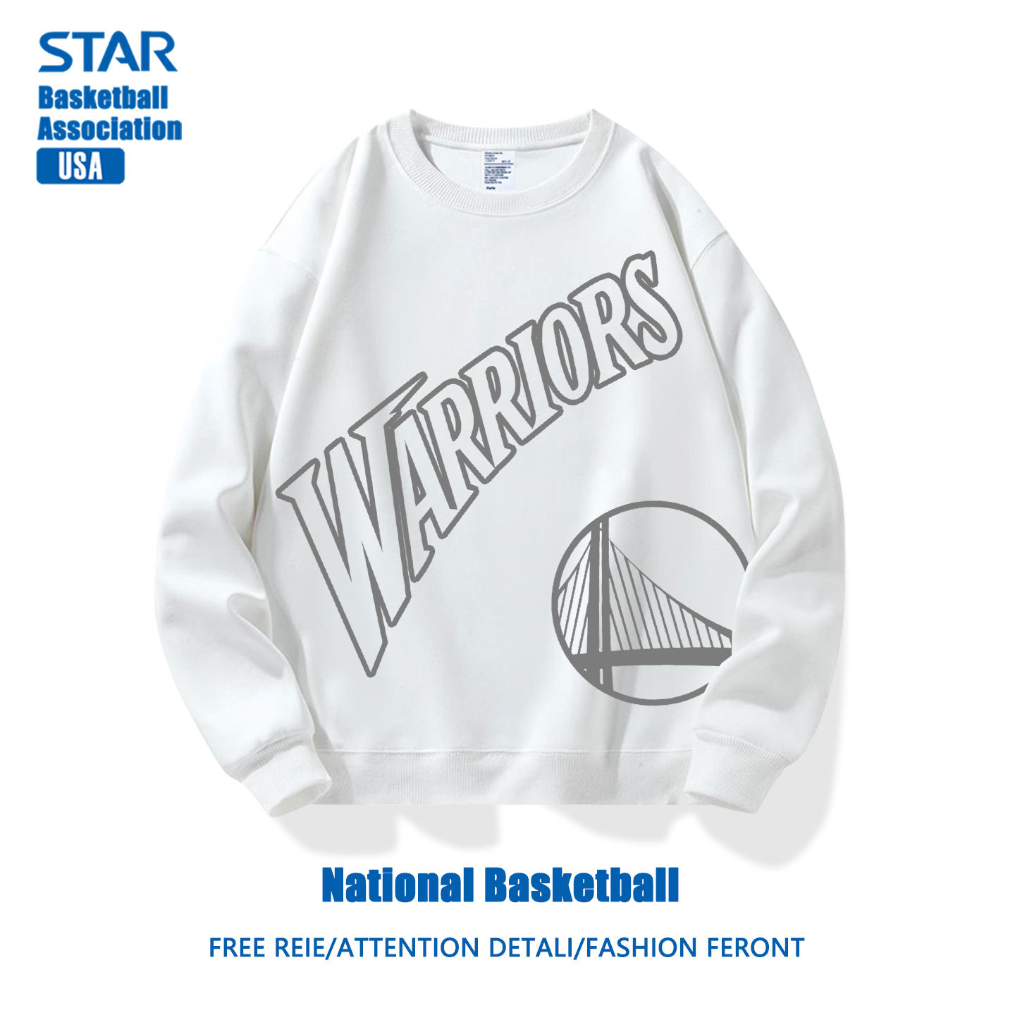 美式籃球 秋冬新款 親子情侶裝圓領長袖