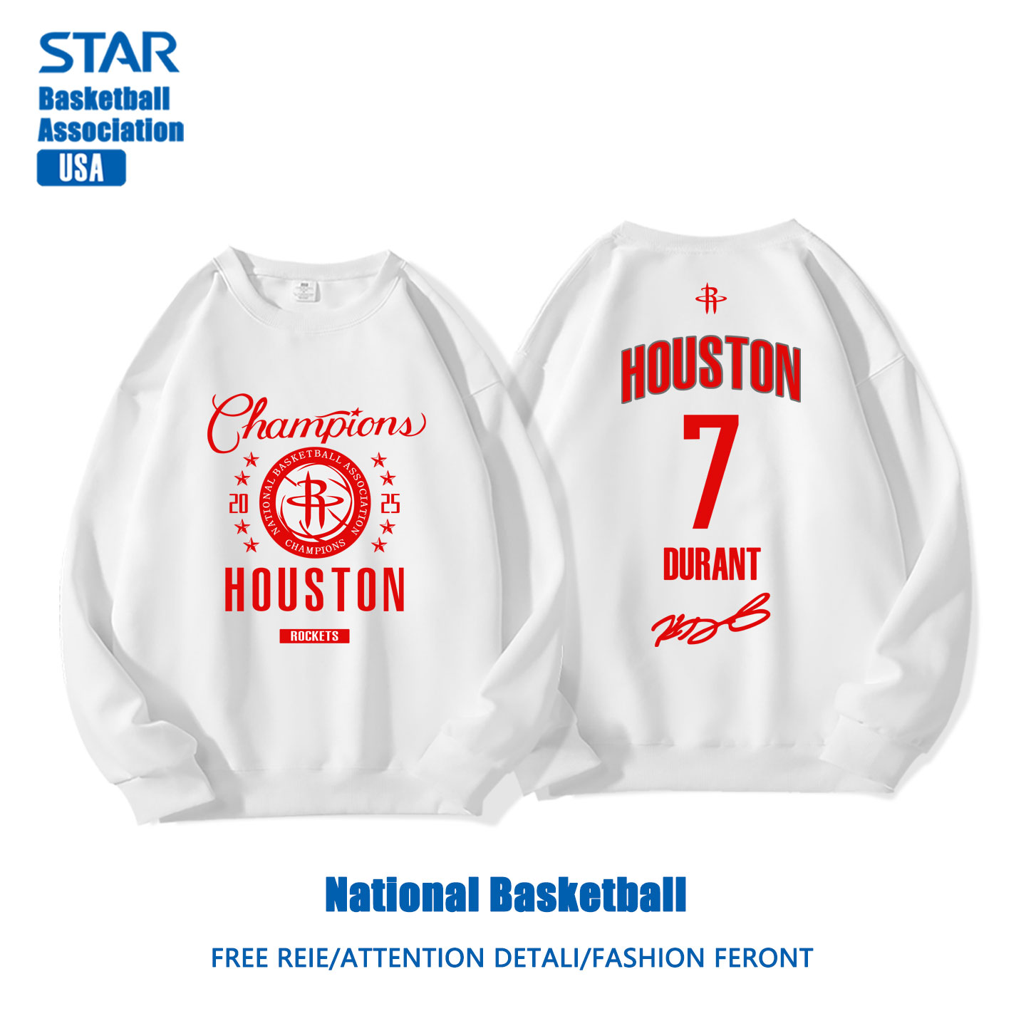 美式籃球 秋冬新款 親子情侶裝圓領長袖