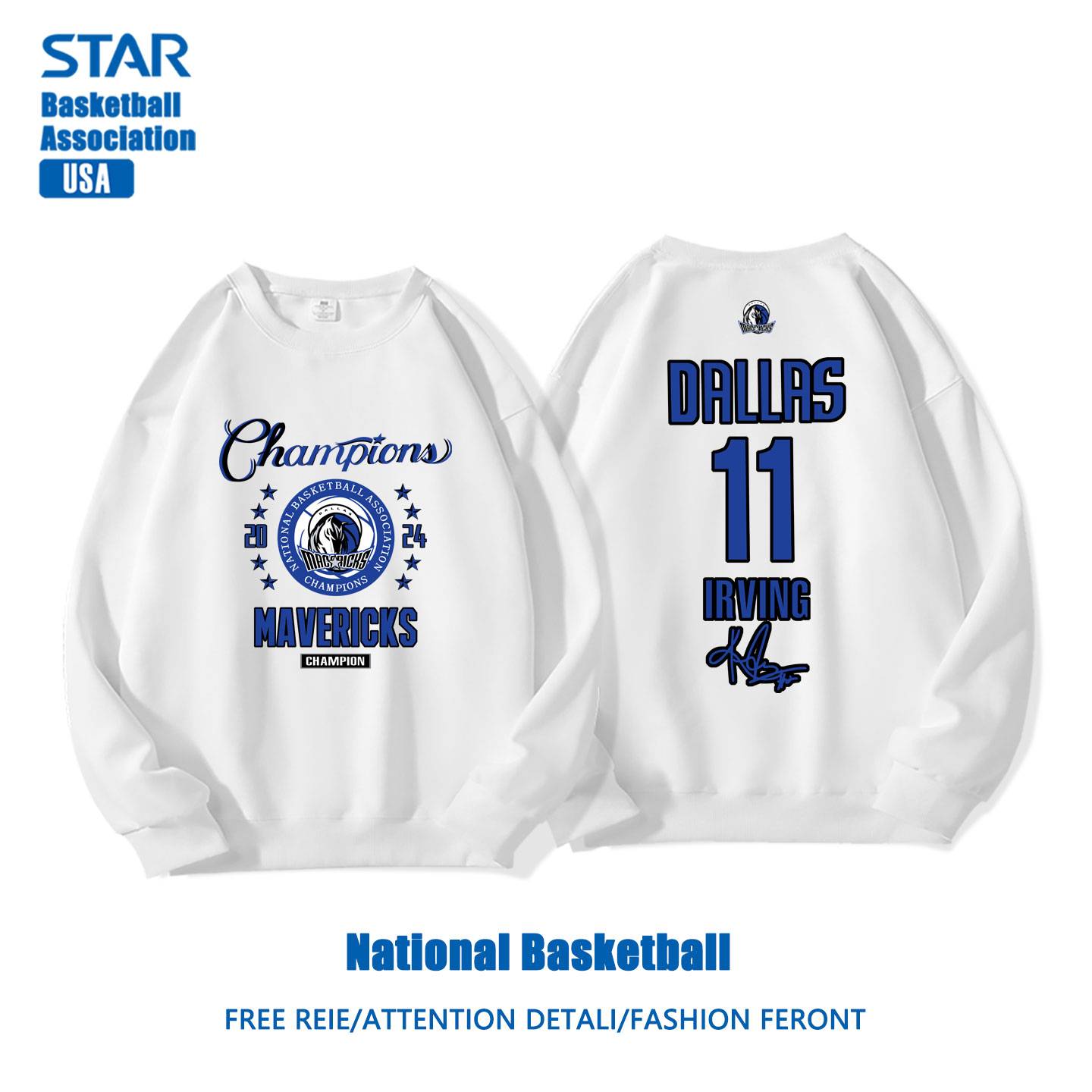 美式籃球 秋冬新款 親子情侶裝圓領長袖