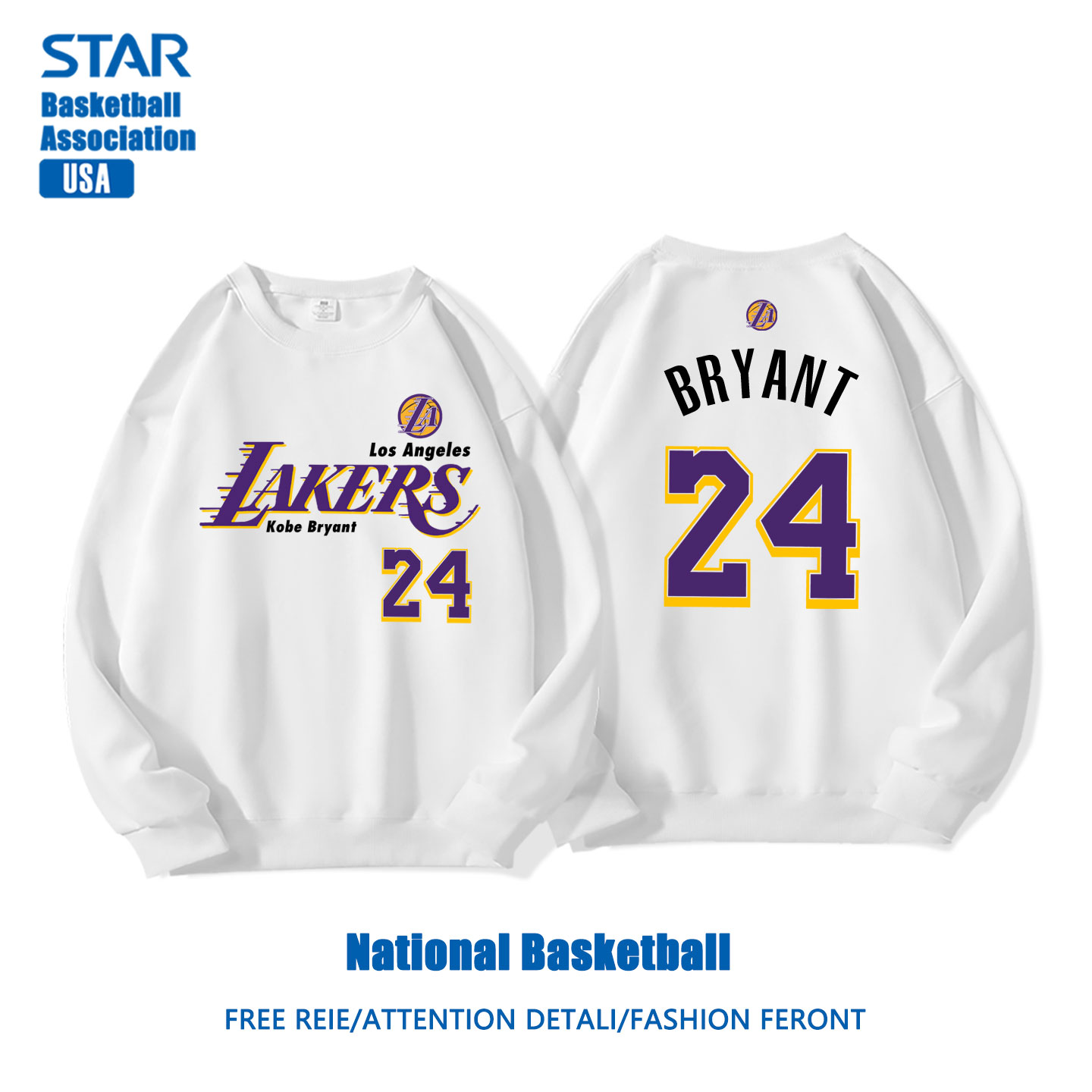 美式籃球 秋冬新款 親子情侶裝圓領長袖