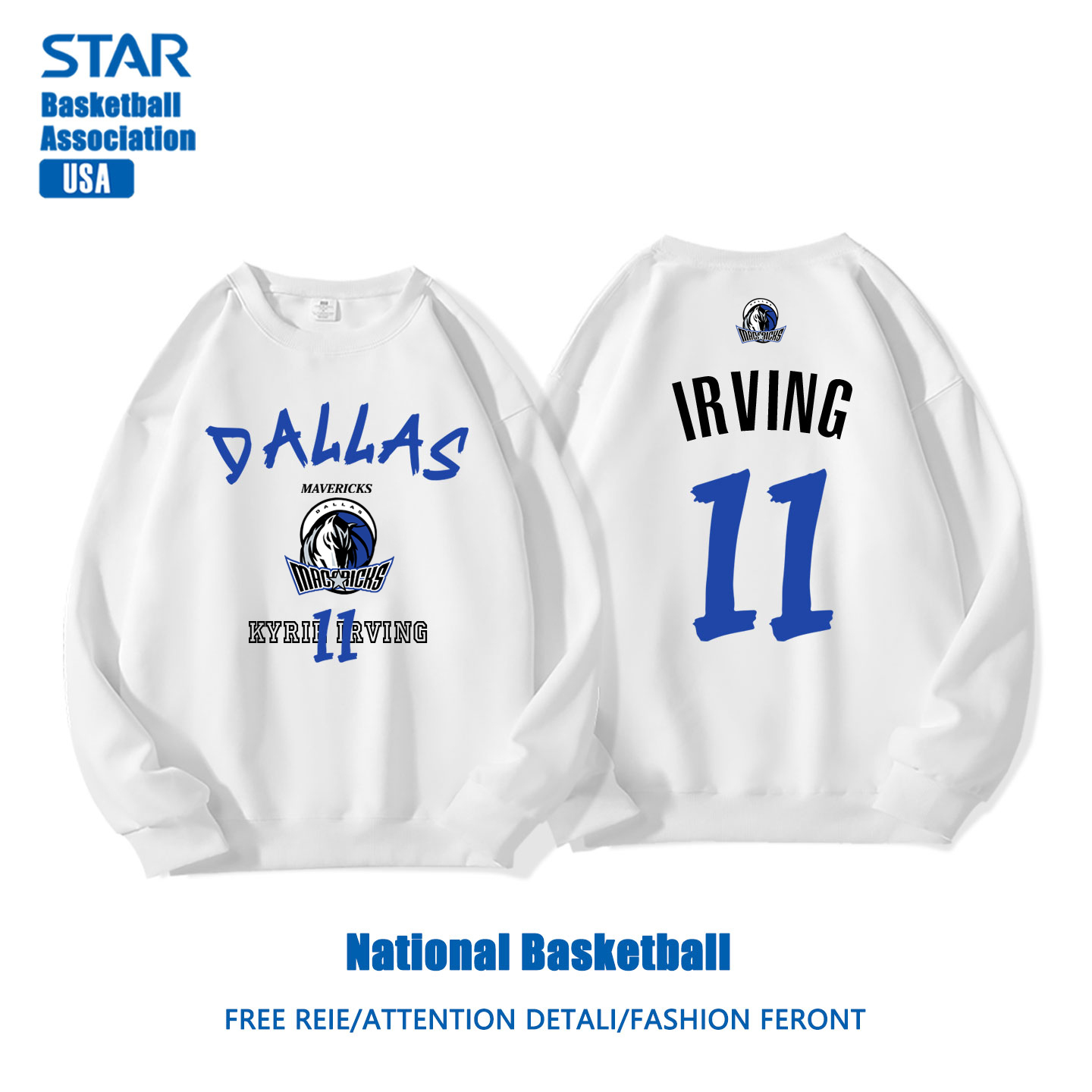 美式籃球 秋冬新款 親子情侶裝圓領長袖