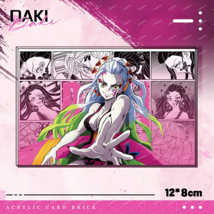 鬼滅之刃透光亞克力卡磚 買二送一 附贈發光底座