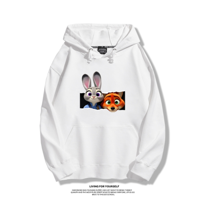 動物方城市 2025秋冬新款 親子情侶男女連帽衛衣