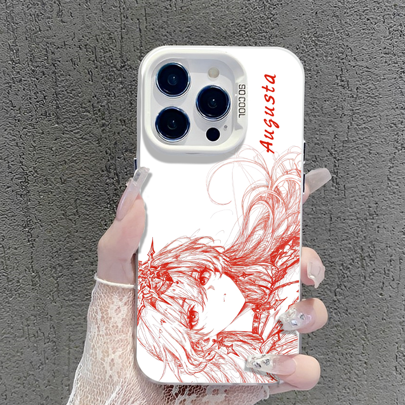 鳴潮彩銀線條漸變防摔手機殼