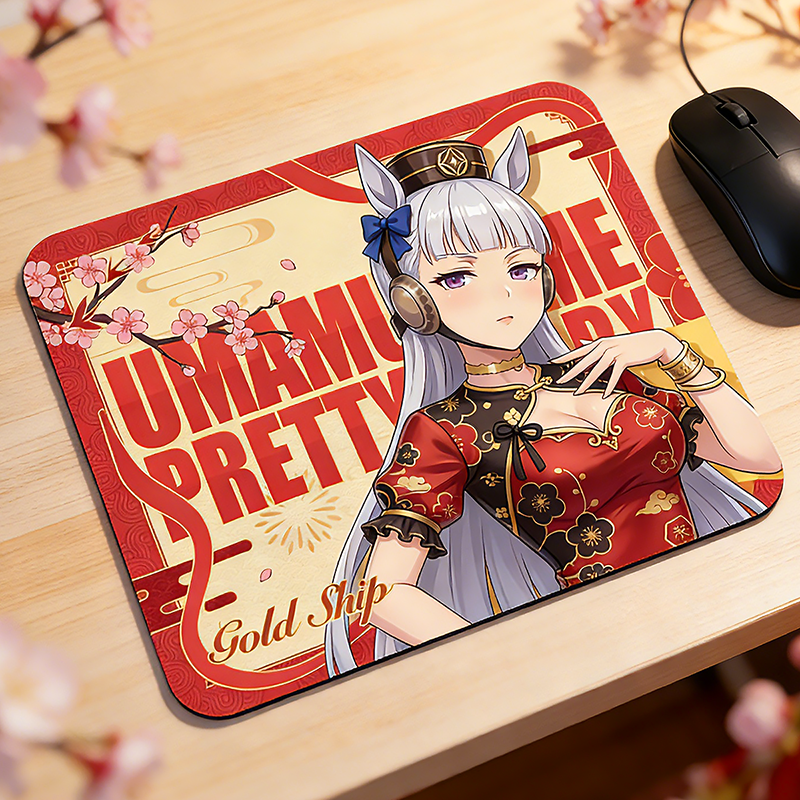 賽馬娘 動漫週邊新年主題 布質滑鼠墊