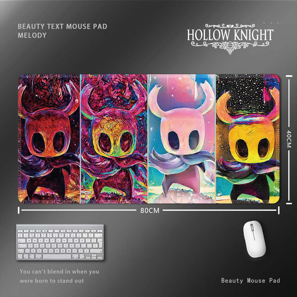空洞騎士 Hollow Knight 滑鼠墊｜超大尺寸遊戲桌墊 電腦鍵盤墊 收藏周邊