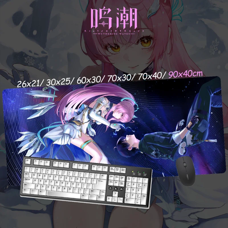鳴潮愛彌斯超大電競涼感滑鼠墊