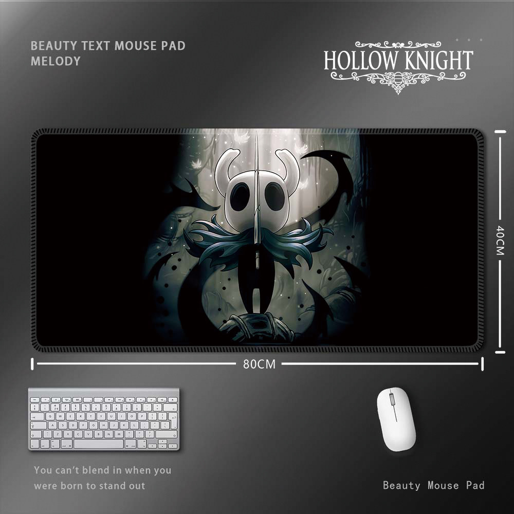 空洞騎士 Hollow Knight 滑鼠墊｜超大尺寸遊戲桌墊 電腦鍵盤墊 收藏周邊