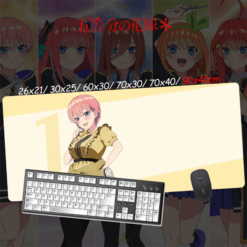 五等分的新娘超大電競涼感滑鼠墊