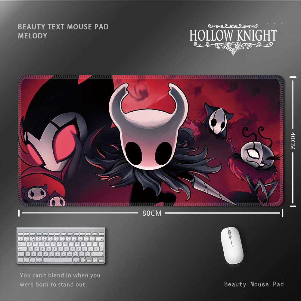 空洞騎士 Hollow Knight 滑鼠墊｜超大尺寸遊戲桌墊 電腦鍵盤墊 收藏周邊