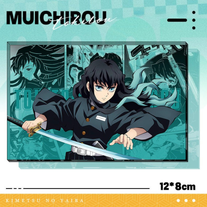 鬼滅之刃透光亞克力卡磚 買二送一 附贈發光底座