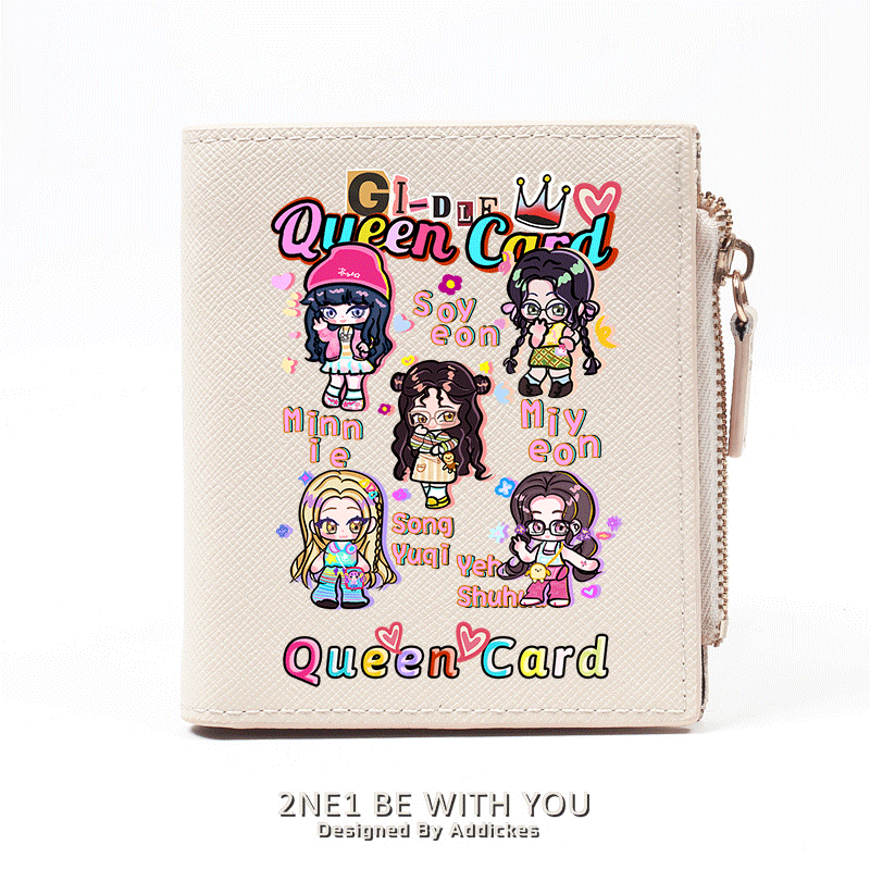 I-DLE 週邊 女團粉絲應援 高顏值錢包