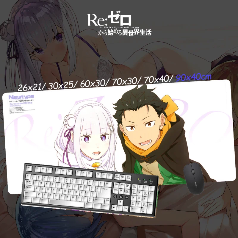 Re:Zero超大電競涼感滑鼠墊