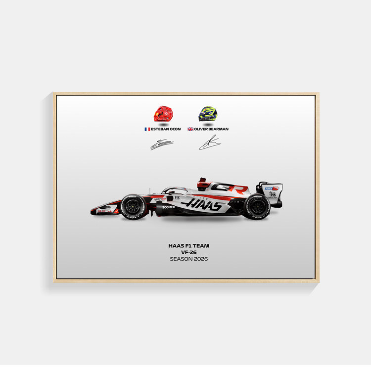 2026 F1 世界一級方程式賽車海報｜賽車裝飾畫・客廳掛畫