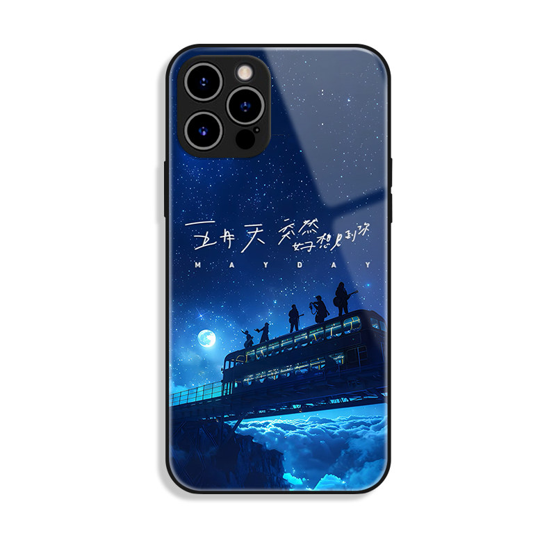 五月天 Mayday 高清鋼化玻璃手機殼 MD30