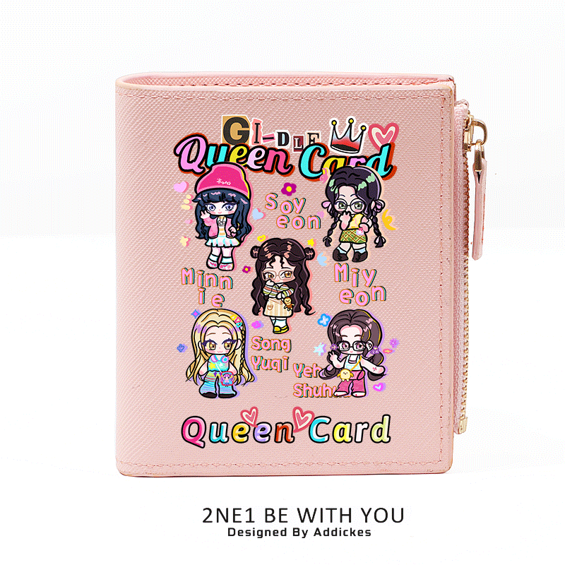 I-DLE 週邊 女團粉絲應援 高顏值錢包