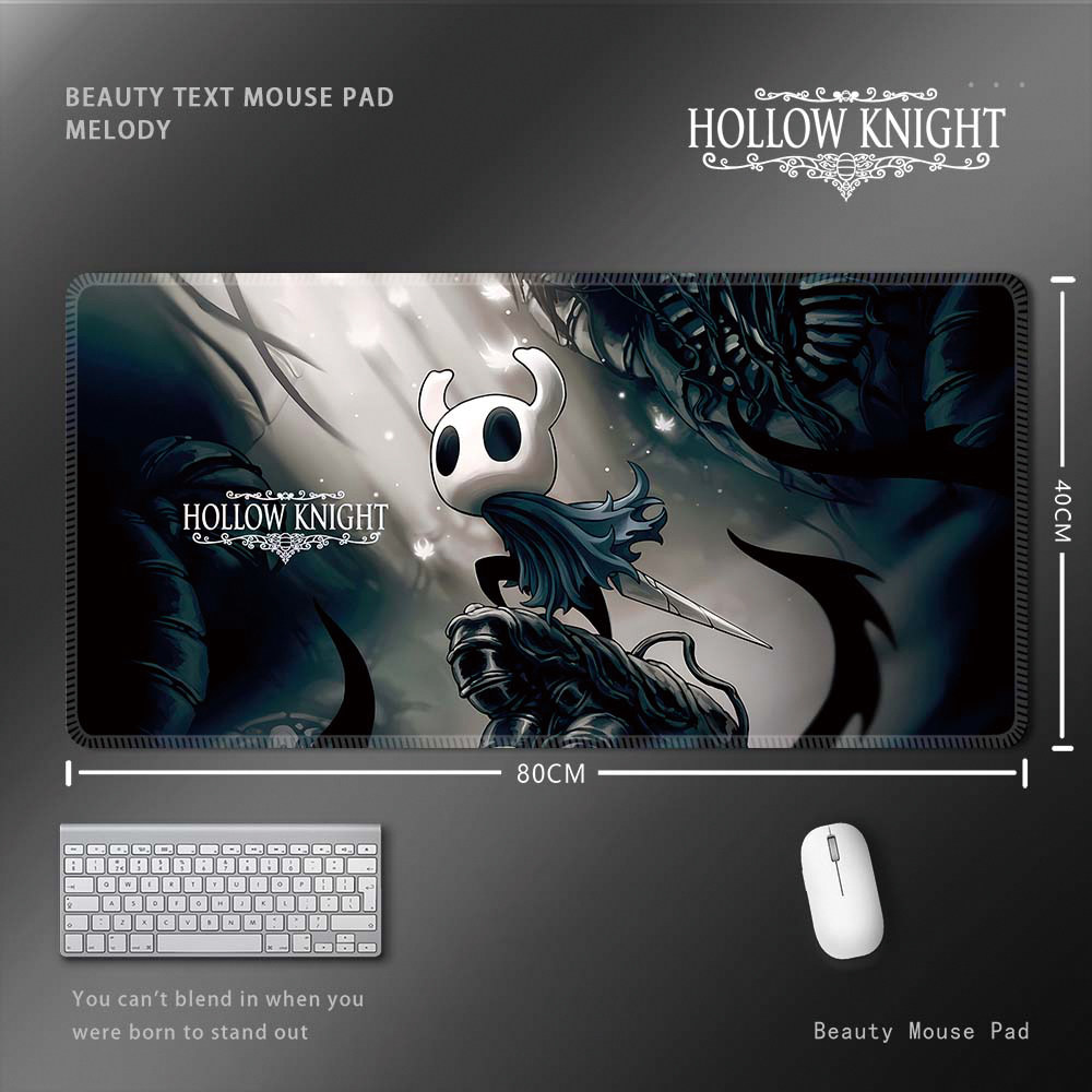 空洞騎士 Hollow Knight 滑鼠墊｜超大尺寸遊戲桌墊 電腦鍵盤墊 收藏周邊