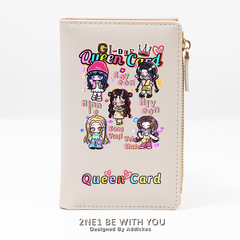 I-DLE 週邊 女團粉絲應援 高顏值錢包