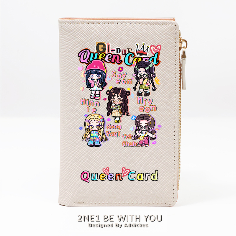 I-DLE 週邊 女團粉絲應援 高顏值錢包