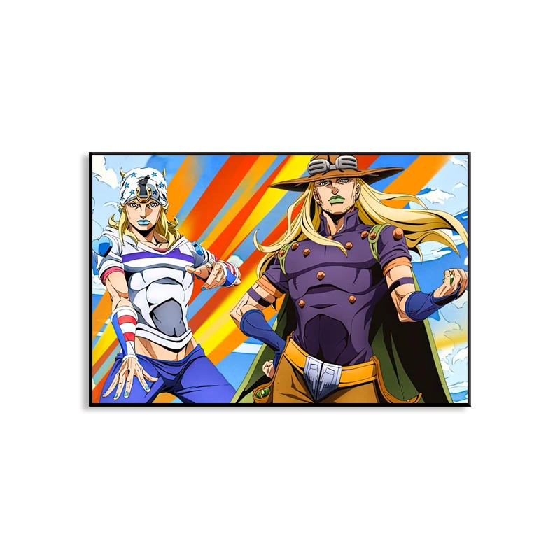 JOJO 飆馬野郎海報掛畫｜Steel Ball Run 動漫裝飾畫・收藏壁飾
