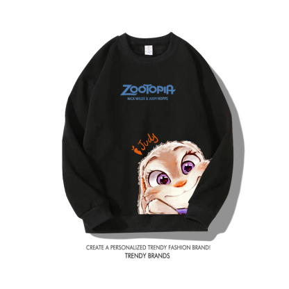 動物方城市 秋冬新款 親子情侶裝圓領長袖