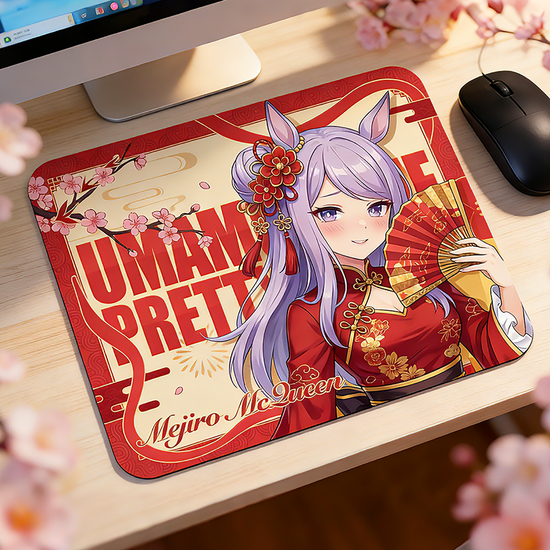 賽馬娘 動漫週邊新年主題 布質滑鼠墊