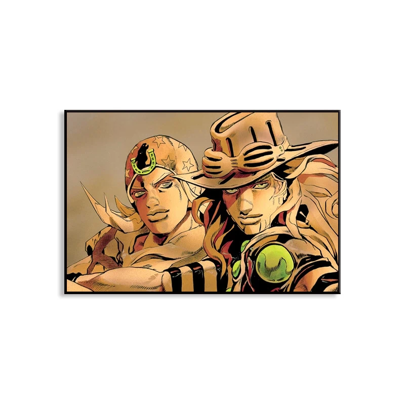JOJO 飆馬野郎海報掛畫｜Steel Ball Run 動漫裝飾畫・收藏壁飾