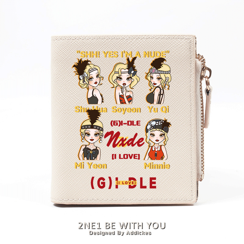 I-DLE 週邊 女團粉絲應援 高顏值錢包