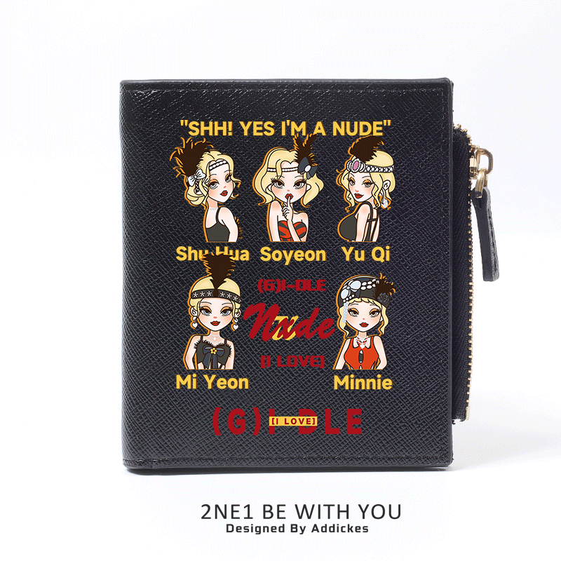 I-DLE 週邊 女團粉絲應援 高顏值錢包