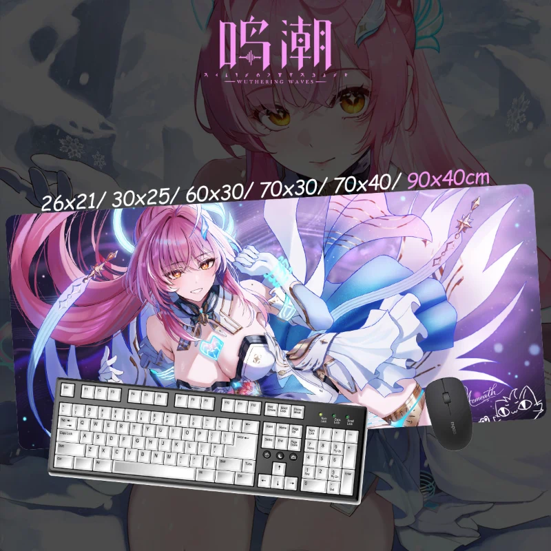 鳴潮愛彌斯超大電競涼感滑鼠墊