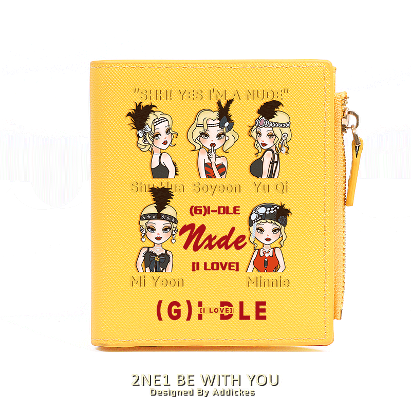 I-DLE 週邊 女團粉絲應援 高顏值錢包