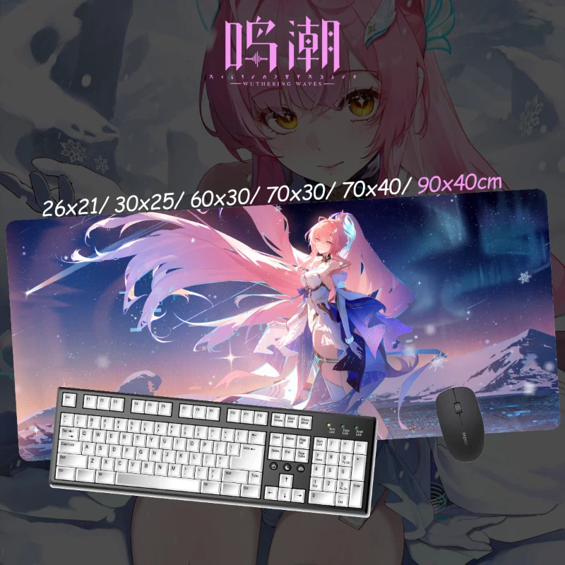 鳴潮愛彌斯超大電競涼感滑鼠墊