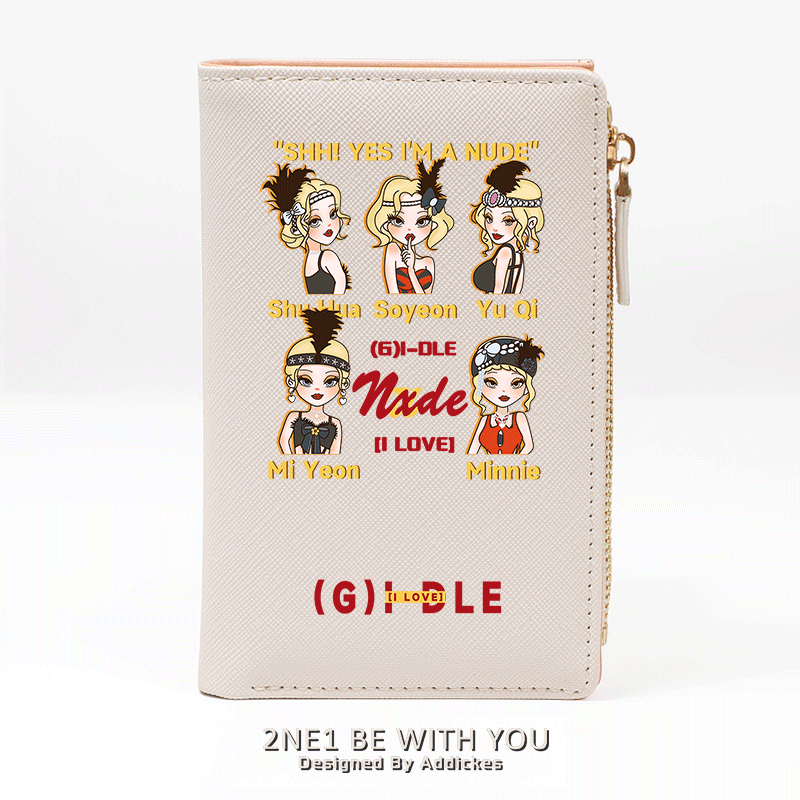 I-DLE 週邊 女團粉絲應援 高顏值錢包