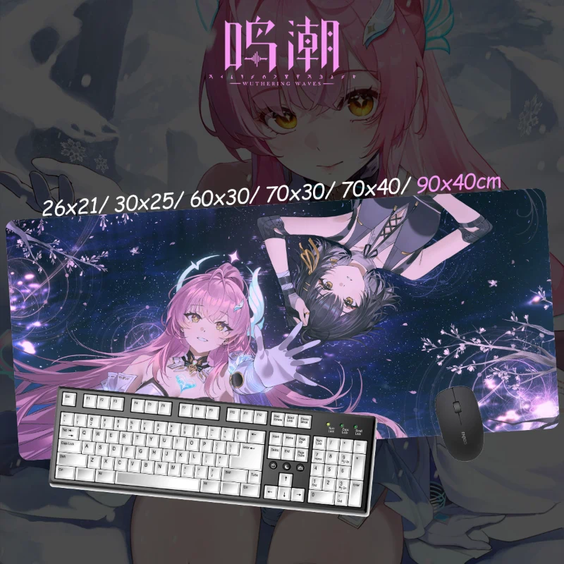 鳴潮愛彌斯超大電競涼感滑鼠墊
