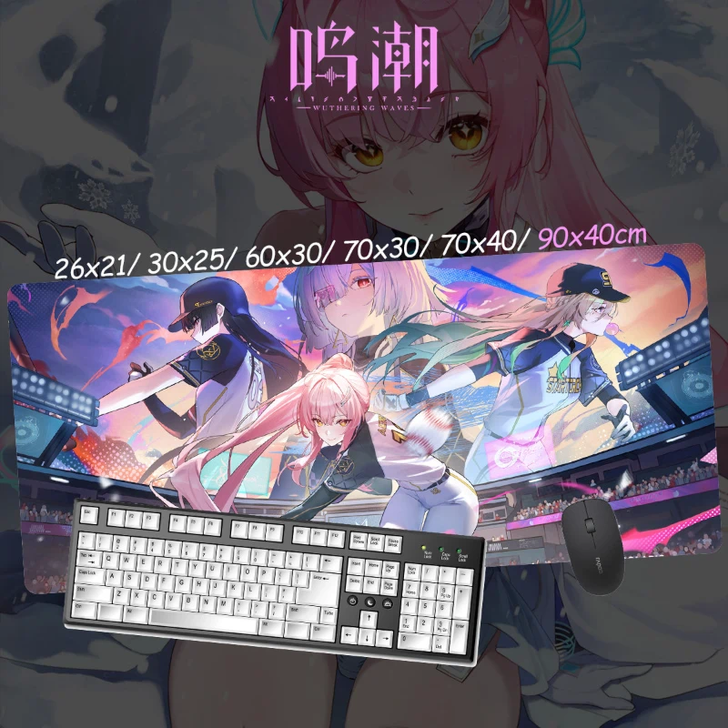 鳴潮愛彌斯超大電競涼感滑鼠墊
