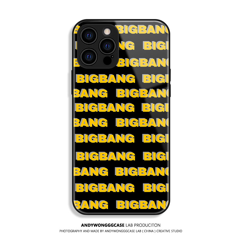 BIGBANG 高清鋼化玻璃手機殼