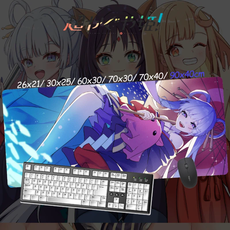 超時空輝耀姬超大電競涼感滑鼠墊