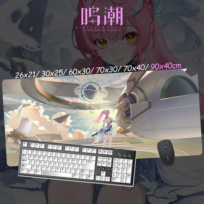 鳴潮愛彌斯超大電競涼感滑鼠墊