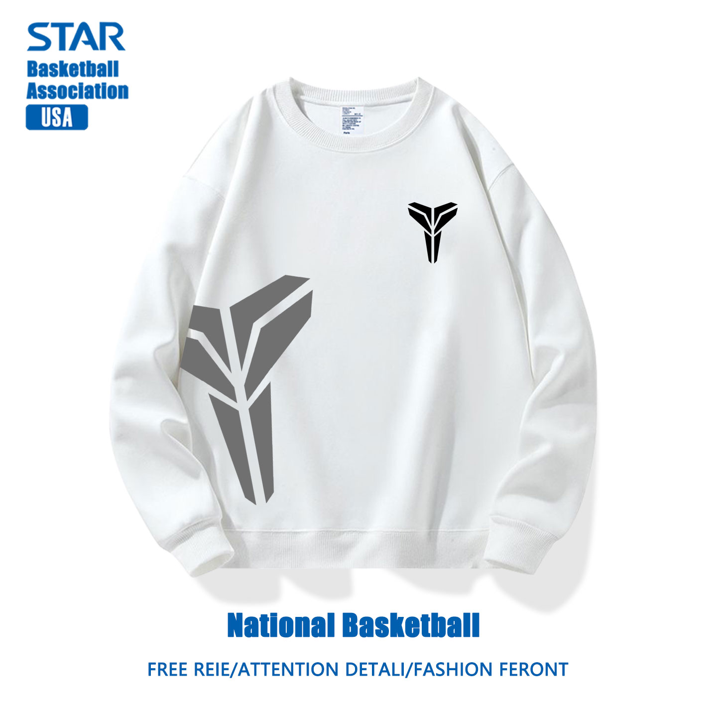 美式籃球 秋冬新款 親子情侶裝圓領長袖