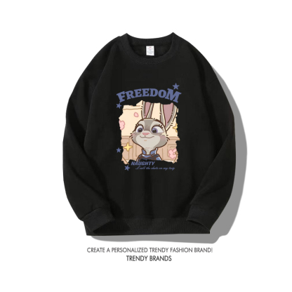 動物方城市 秋冬新款 親子情侶裝圓領長袖