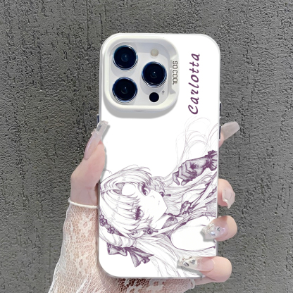 鳴潮彩銀線條漸變防摔手機殼