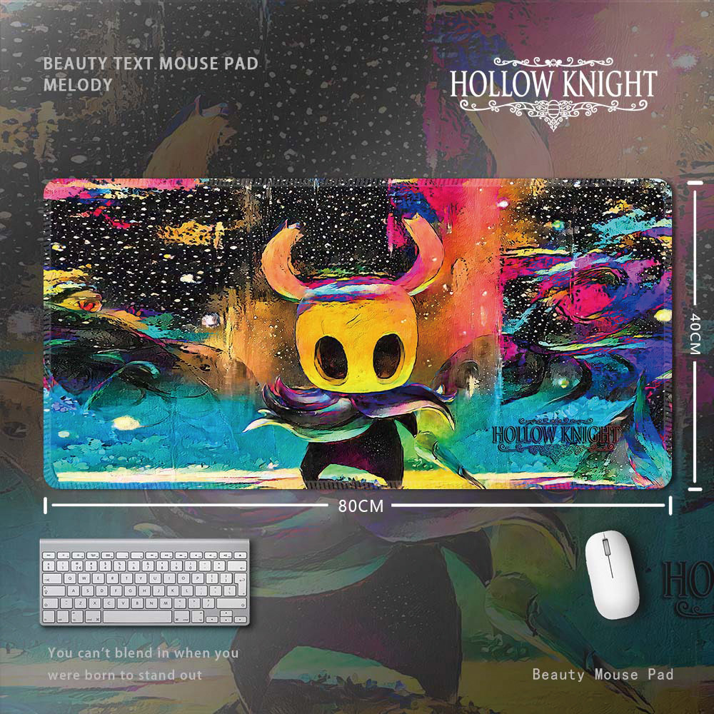 空洞騎士 Hollow Knight 滑鼠墊｜超大尺寸遊戲桌墊 電腦鍵盤墊 收藏周邊