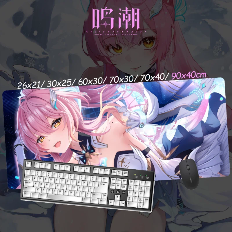 鳴潮愛彌斯超大電競涼感滑鼠墊