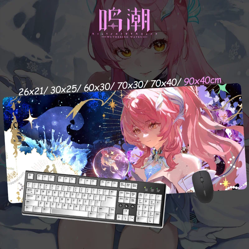 鳴潮愛彌斯超大電競涼感滑鼠墊