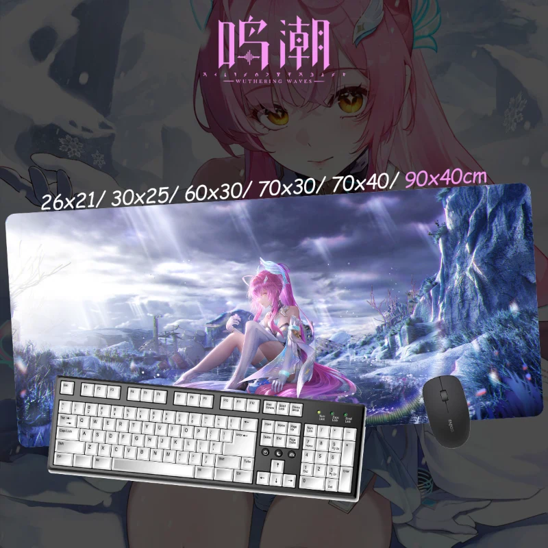 鳴潮愛彌斯超大電競涼感滑鼠墊